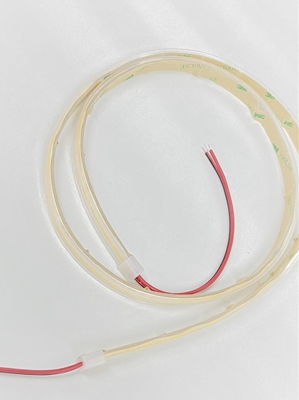 IP65 সিলিকন হাতা জলরোধী COB LED স্ট্রিপ 10w DC24V