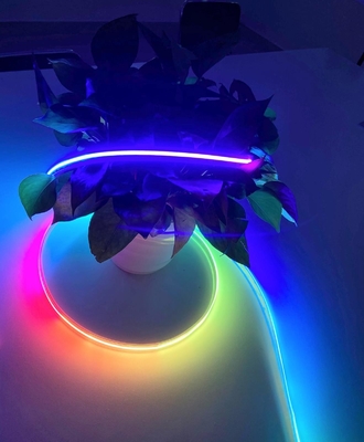IP65 নমনীয় COB পিক্সেল Rgb Led স্ট্রিপ সিলিকন হাতা 27w/m