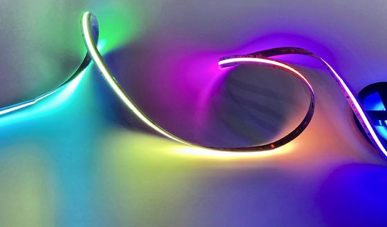 24V ঠিকানাযোগ্য COB LED স্ট্রিপ RGB IP20 ডট ফ্রি LED স্ট্রিপ