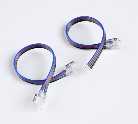 RGB LED স্ট্রিপ হালকা আনুষাঙ্গিক LED স্ট্রিপ সংযোগকারী 4 পিন