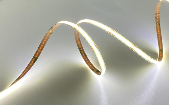 12V উচ্চ CRI COB নমনীয় উচ্চ CRI LED স্ট্রিপ IP20 দ্রুত শিপিং