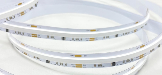 LED COB অ্যাড্রেসেবল RGB স্ট্রিপ লাইট হাই পারফরম্যান্স 24V DC