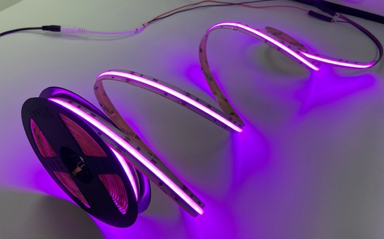 নাইট ক্লাব সিনেমা কেটিভির জন্য 9w 630 চিপস RGB COB স্ট্রিপ DC24V