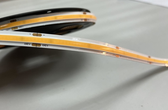ইনডোর নমনীয় COB Led স্ট্রিপ 10w 512 চিপস CRI90