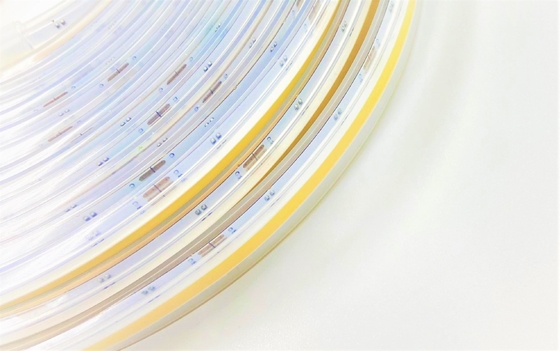 IP65 সিলিকন হাতা জলরোধী COB LED স্ট্রিপ নমনীয় Cob LED টেপ