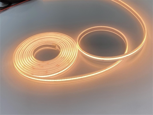 জলরোধী নমনীয় Cob Led স্ট্রিপ IP68 সিলিকন সলিড এক্সট্রুশন 24V DC