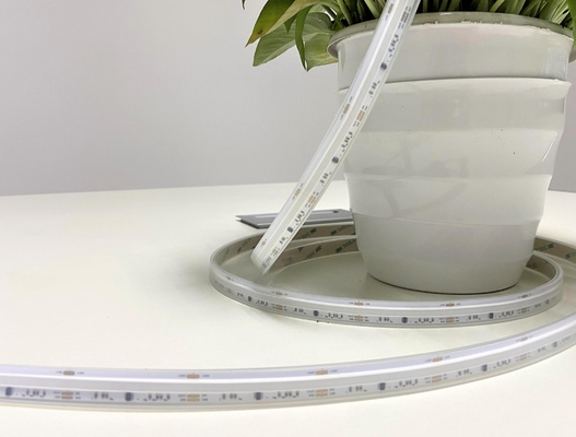 IP65 নমনীয় COB পিক্সেল Rgb Led স্ট্রিপ সিলিকন হাতা 27w/m