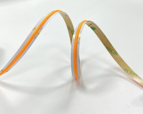 গোল্ডেন হলুদ নমনীয় COB LED স্ট্রিপ 1800K