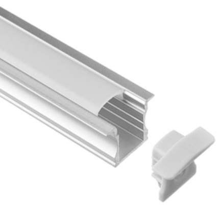 Recessed মাউন্ট LED লাইট অ্যালুমিনিয়াম প্রোফাইল 25 X 14.5mm RoHS