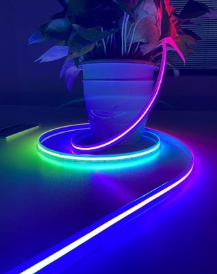 নমনীয় পিক্সেল কোব Rgb স্ট্রিপ হালকা সিলিকন হাতা IP65