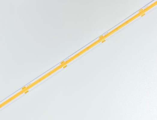 140 ডিগ্রি রশ্মি কোণ সহ 10w নমনীয় উচ্চ CRI COB স্ট্রিপ 512 চিপস