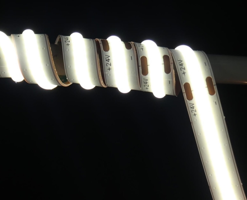 Hign CRI 10w নমনীয় Cob Led টেপ IP20 504 চিপস 35.7 মিমি দৈর্ঘ্য
