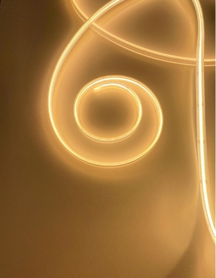 10w/m 24V COB LED স্ট্রিপ সিলিকন এক্সট্রুশন IP65 Cob LED নমনীয় স্ট্রিপ