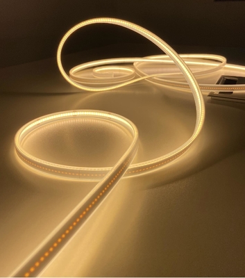 10w/m 24V COB LED স্ট্রিপ সিলিকন এক্সট্রুশন IP65 Cob LED নমনীয় স্ট্রিপ
